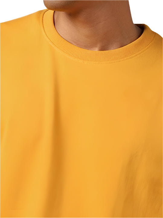 TMG-MUSTARD YELLOW-SOLID-SWEATSHIRT