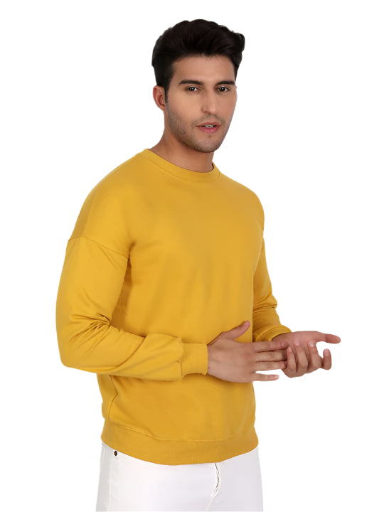 TMG-MUSTARD YELLOW-SOLID-SWEATSHIRT