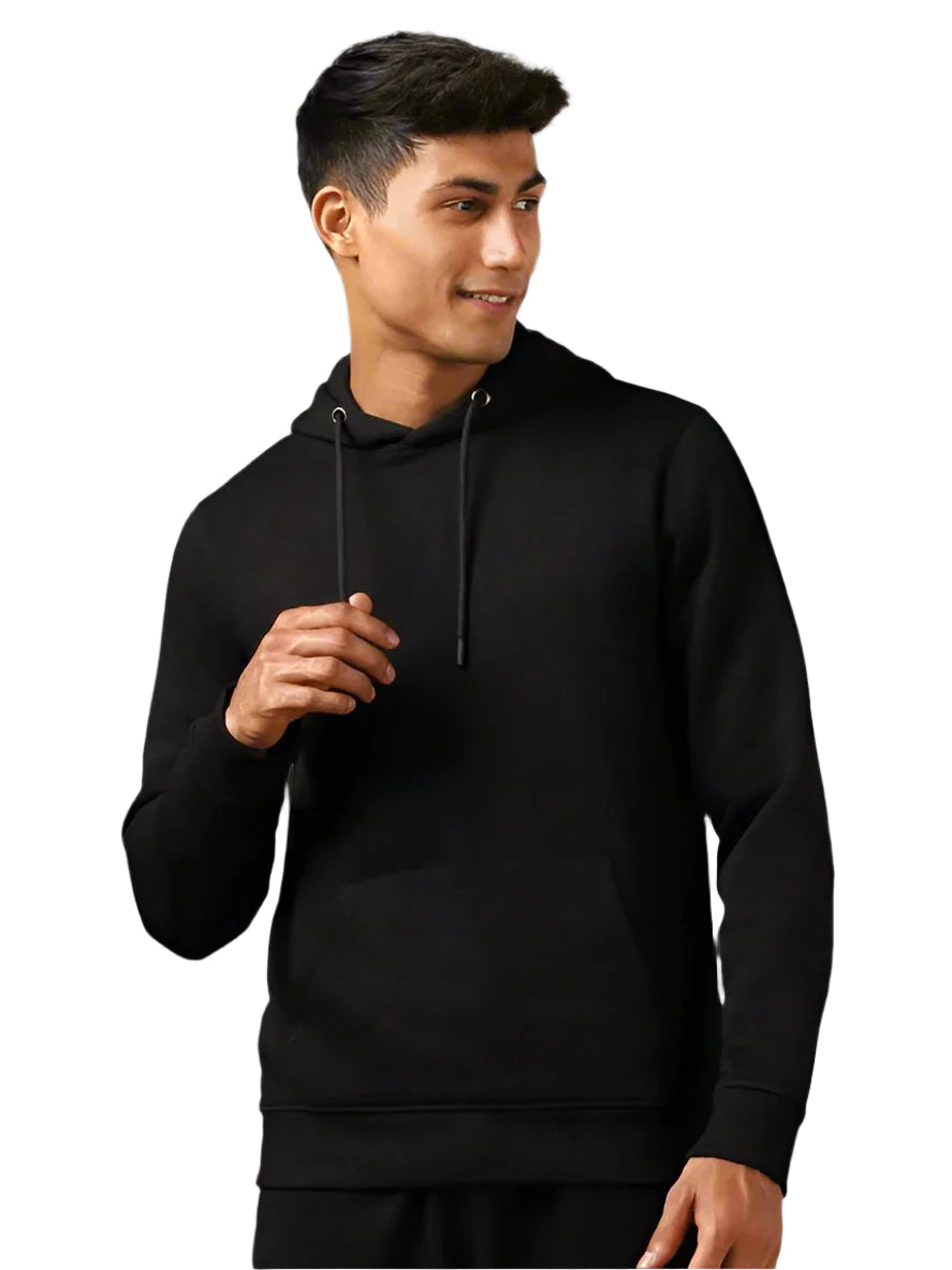 TMG SOLID BLACK HOODIE