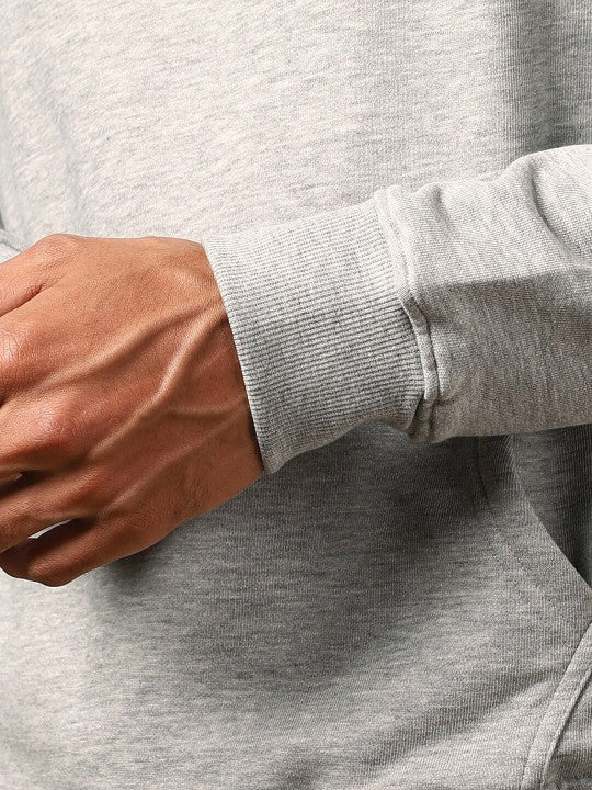 TMG SOLID GREY MELANGE HOODIE