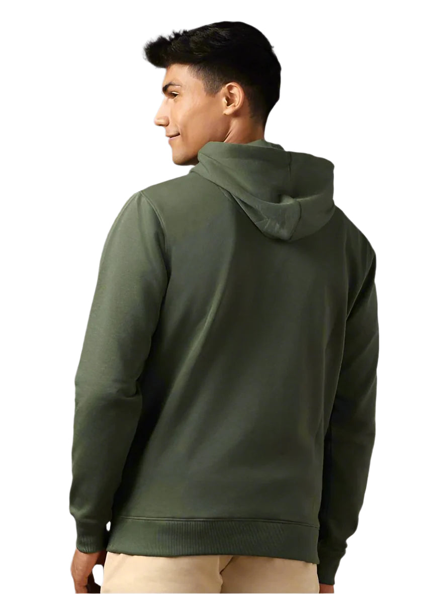 TMG SOLID OLIVE GREEN-HOODIE