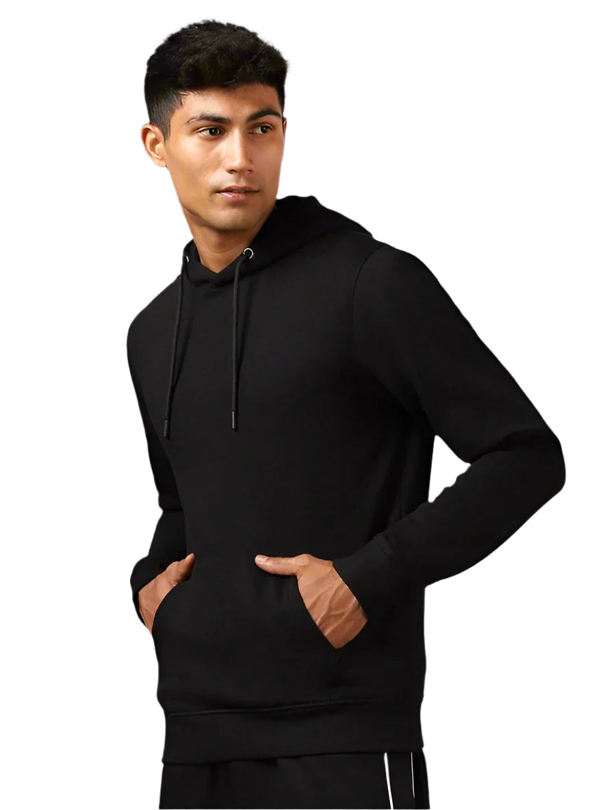 TMG SOLID BLACK HOODIE