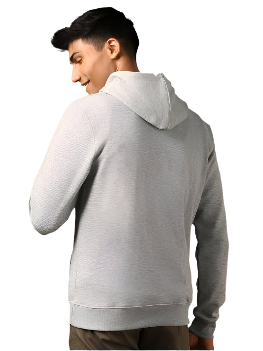 TMG SOLID GREY MELANGE HOODIE