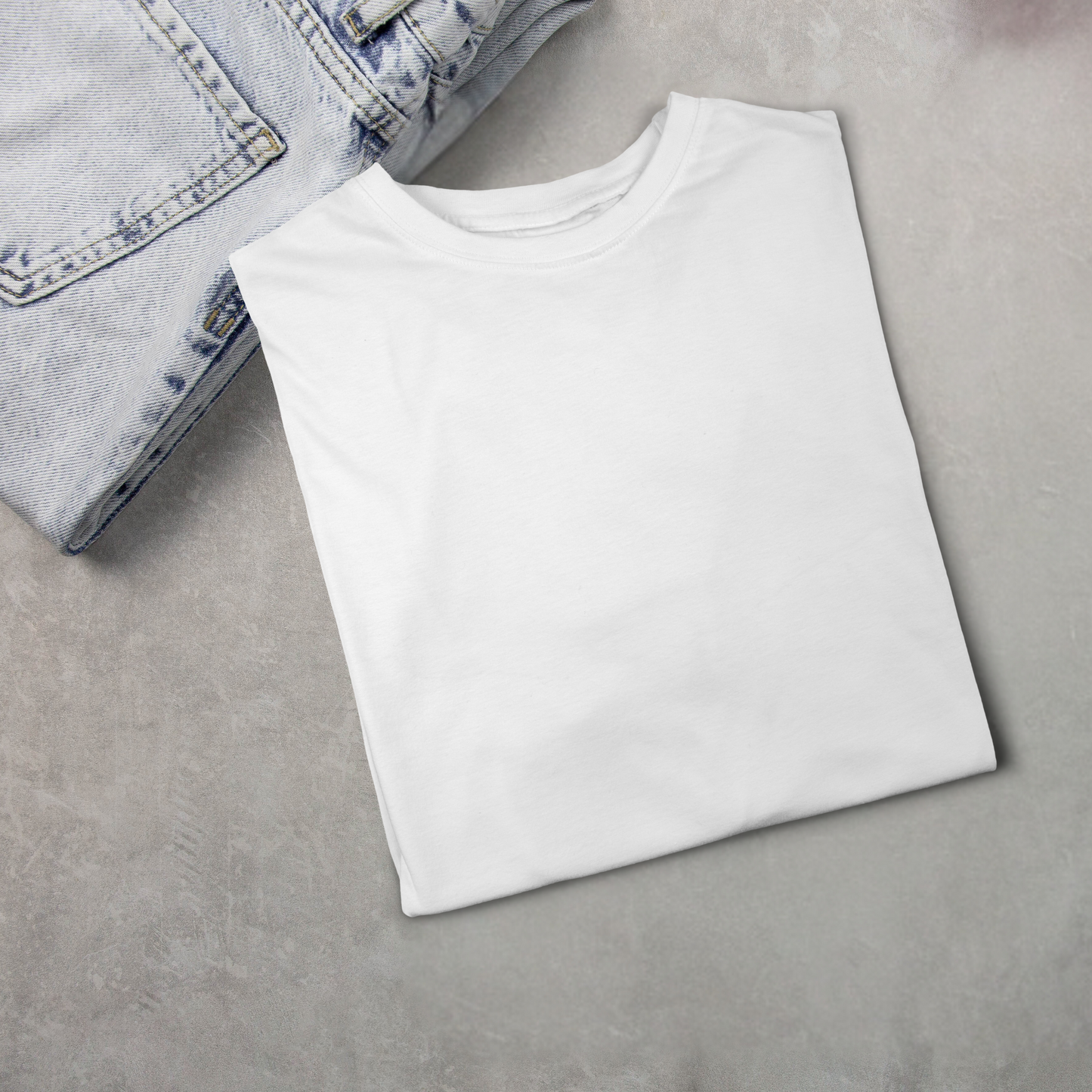 TMG COMBO SOLID WHITE SUPIMA COTTON T-SHIRT & SOLID WHITE HOODIE
