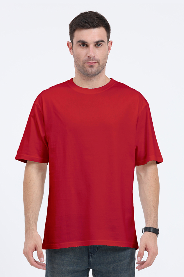 statue-red-oversized-t-shirt