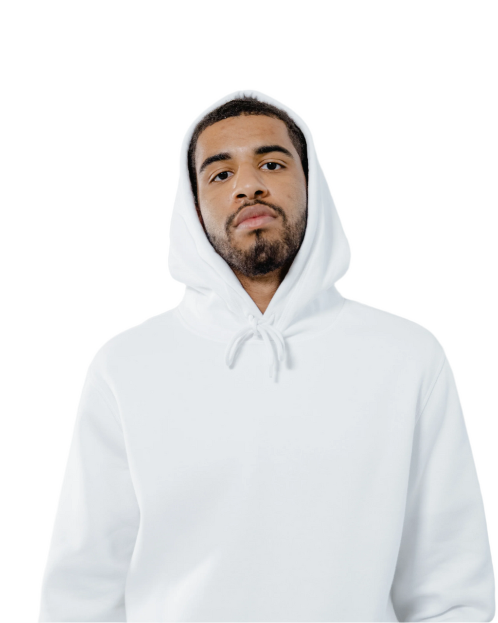 TMG COMBO  SOLID WHITE SUPIMA COTTON T-SHIRT & SOLID WHITE HOODIE