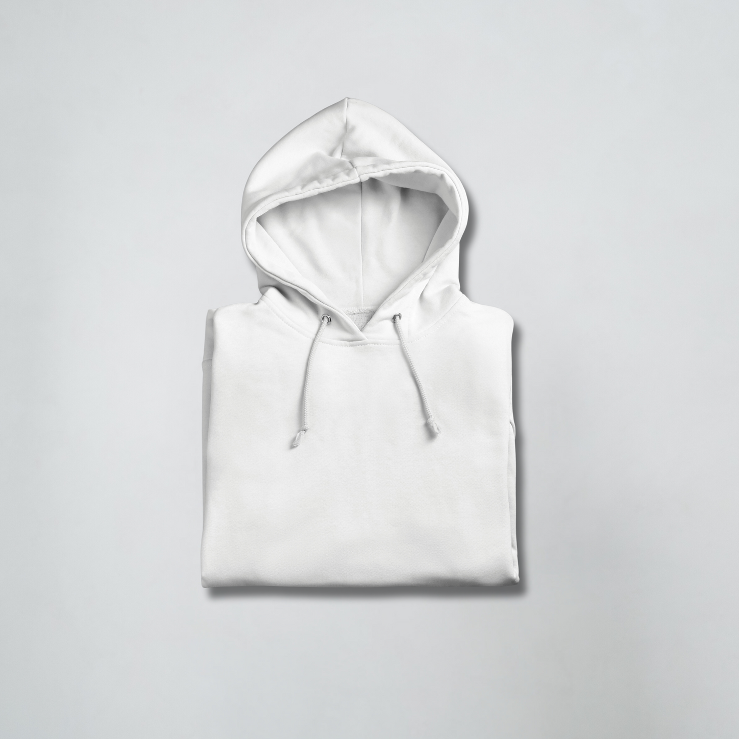 TMG White Solid Hoodie – Premium 100% Cotton, Regular Fit