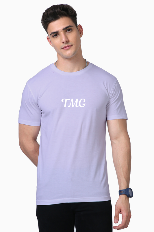 Lavender TMG T-Shirt with Magnolia Bold Puff Print – Supima Cotton