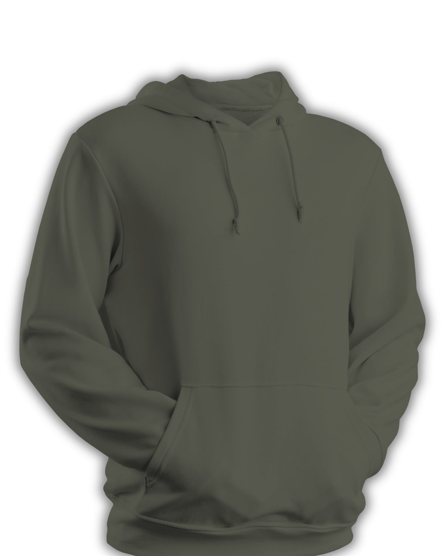 TMG Olive Green Hoodie – Premium 100% Cotton, Regular Fit