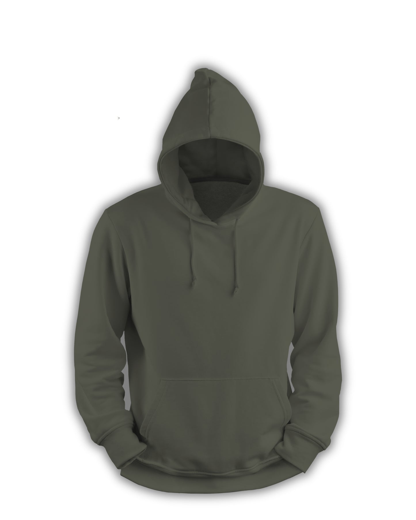 TMG Olive Green Hoodie – Premium 100% Cotton, Regular Fit