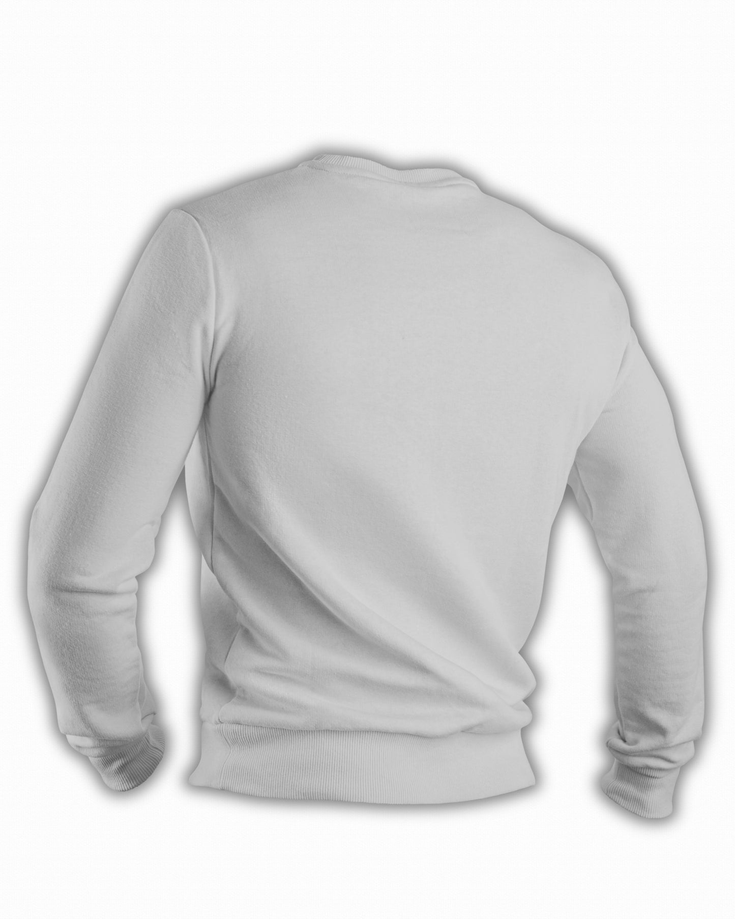 TMG Grey Melange Solid Sweatshirt – Premium 100% Cotton, Regular Fit