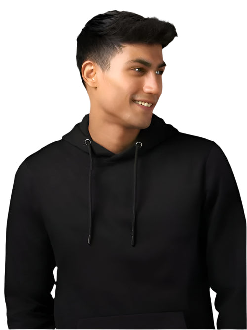 TMG SOLID BLACK HOODIE