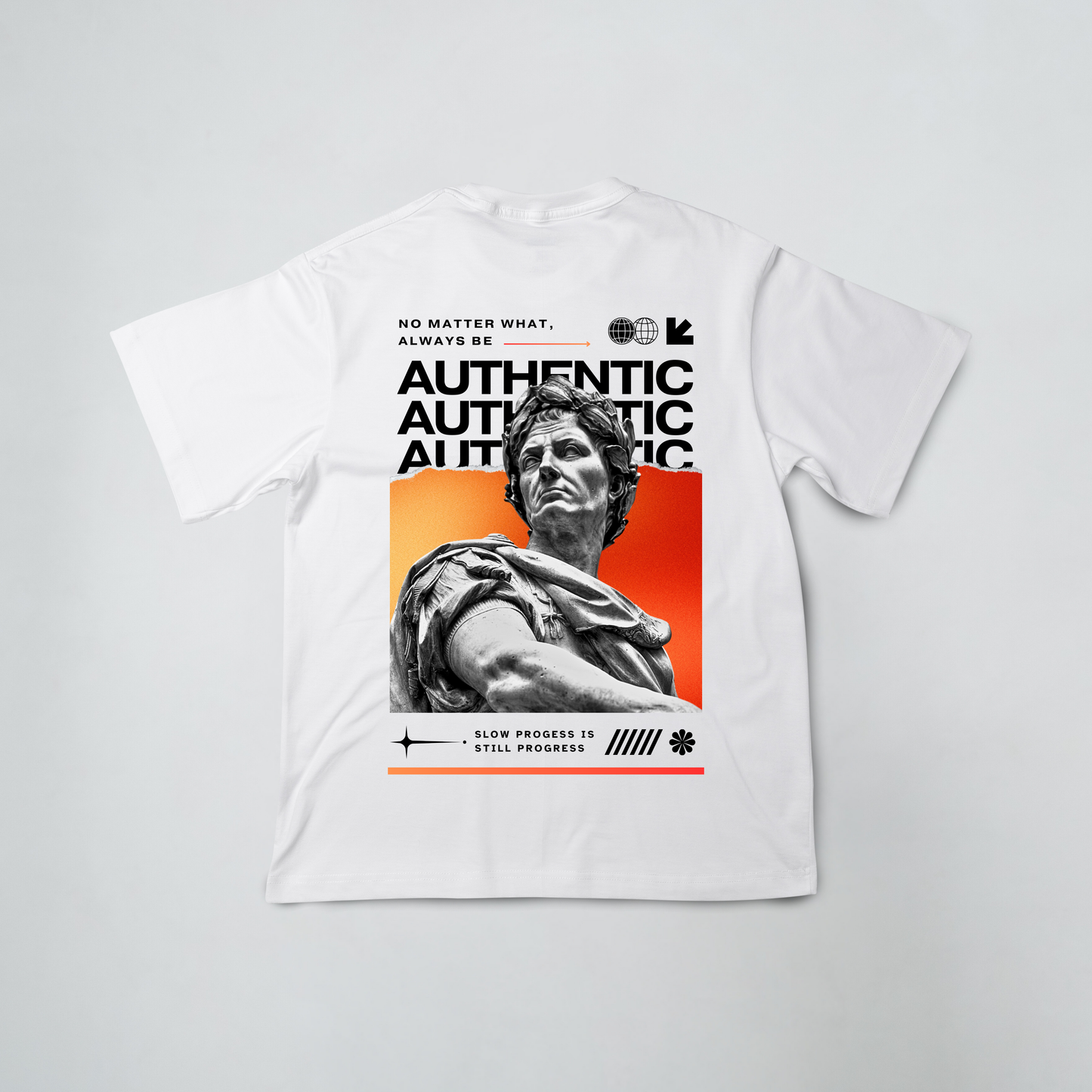 Authentic White Oversized T-Shirt