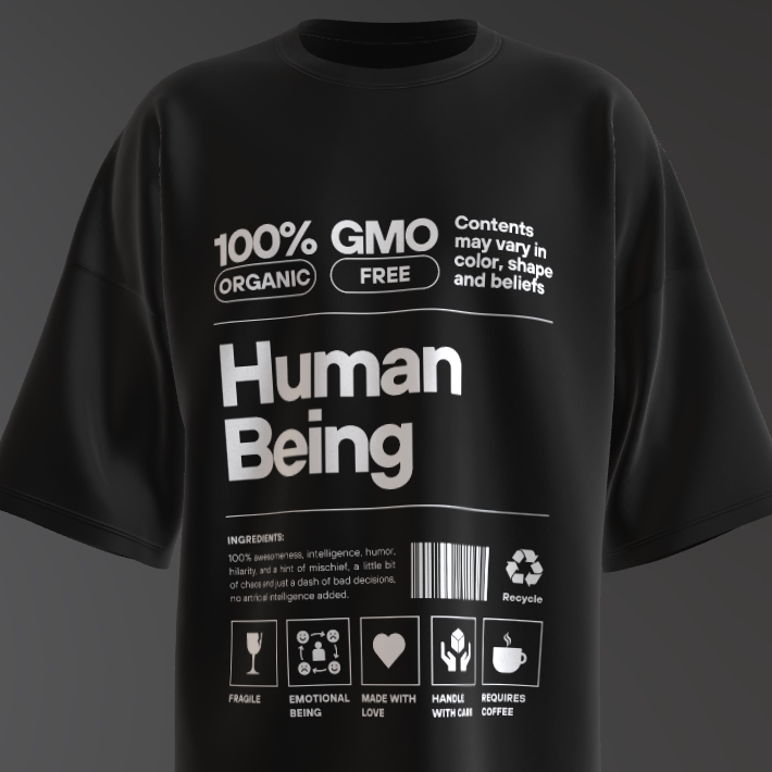 human-being-black-oversized-t-shirt