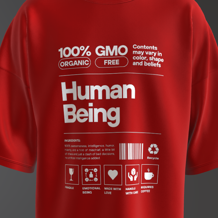 human-being-red-oversized-t-shirt