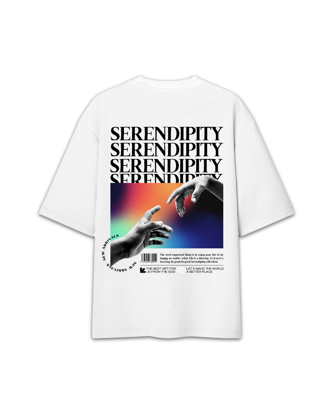 SERENDIPITY White Oversized T-Shirt