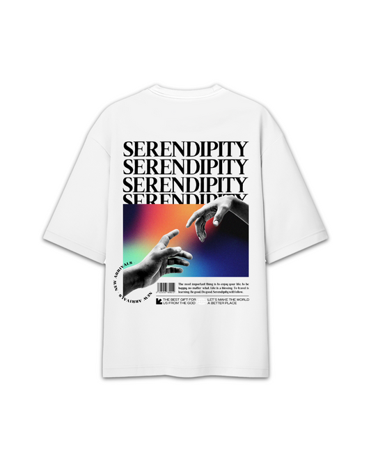 SERENDIPITY White Oversized T-Shirt