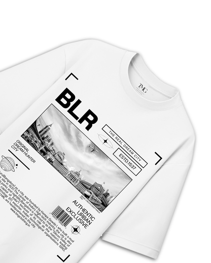 BLR The Real Dream City White Oversized T-Shirt
